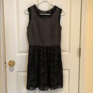 Black glitter dress